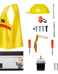BLACK+DECKER Kids Tool Set Pretend Play Trunk with Tool Box, Construction Vest & Hard Hat – 22 Piece Set [Amazon Exclusive]

