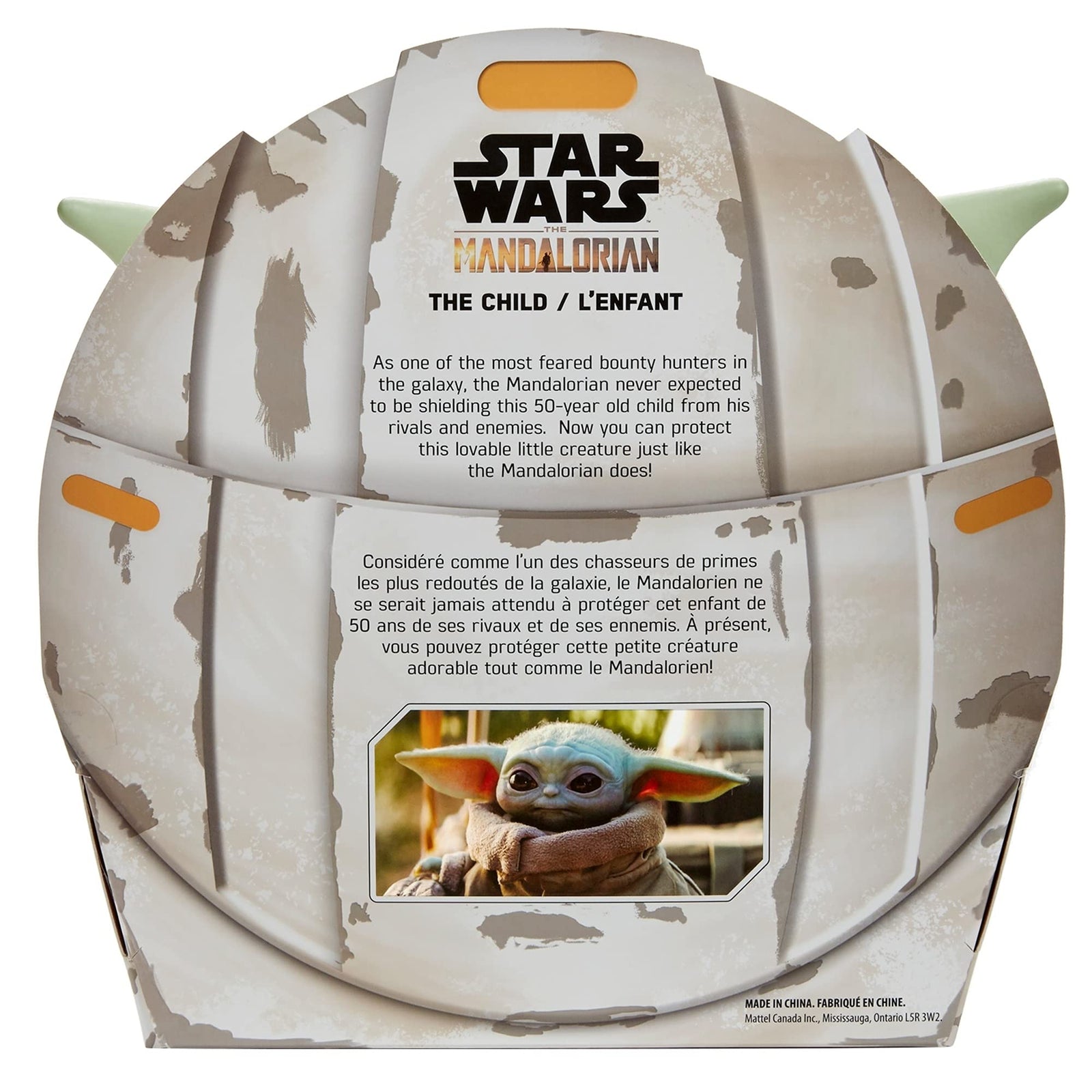 Star Wars Grogu Plush Toy, 11-in “The Child” from The Mandalorian, Collectible Stuffed Character for Movie Fans, Ages 3 Years and Older