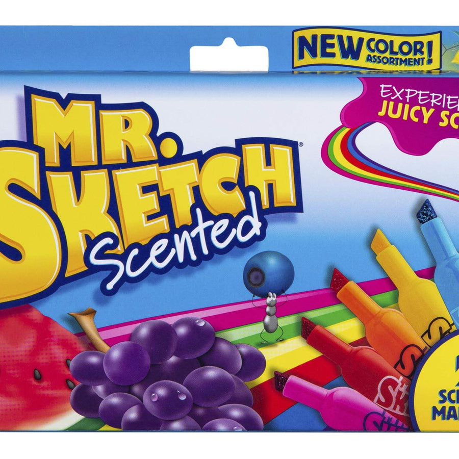 Mr. Sketch Chiseled Tip Marker, 2054594, 22 Assorted Scented Markers
