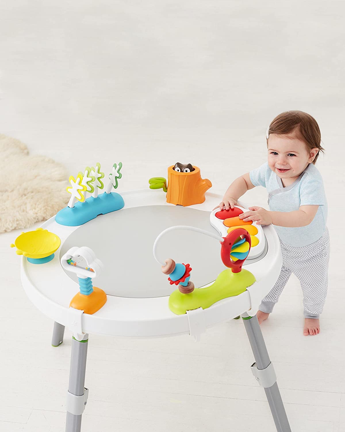 Skip Hop Baby Activity Center: Interactive Play Center with 3-Stage Grow-with-Me Functionality, 4mo+, Explore & More