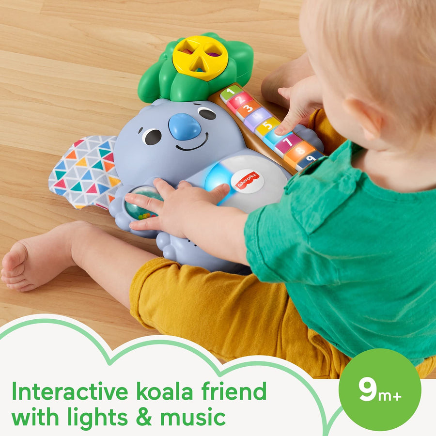 Fisher-Price Linkimals Counting Koala, musical learning toy for babies and toddlers