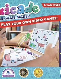 Pixicade Transform Creative Drawings to Animated Playable Kids Games On Your Mobile Device- Build 1600 Video Games- Gifts for 10 Year Old Girl, Boys- Award Winning STEM Toys for Ages 6 - 12+
