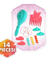 Disney Princess Moana Stying Head, 14-pieces, by Just Play
