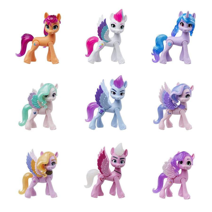 My Little Pony: A New Generation Movie Royal Gala Collection Toy for Kids - 9 Pony Figures, 13 Accessories, Poster (Amazon Exclusive)