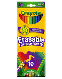 Crayola Erasable Colored Pencils, 10 Count, School Supplies
