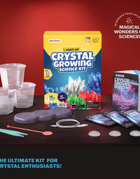 Crystal Growing Kit for Kids - Science Experiments for Boys and Girls Ages 6-12 Year Old Girl Gifts - Boy Craft Toys STEM Crafts Activities, DIY Projects Kits - Gift for Kids age 6 7 8 9 10 11 & 12
