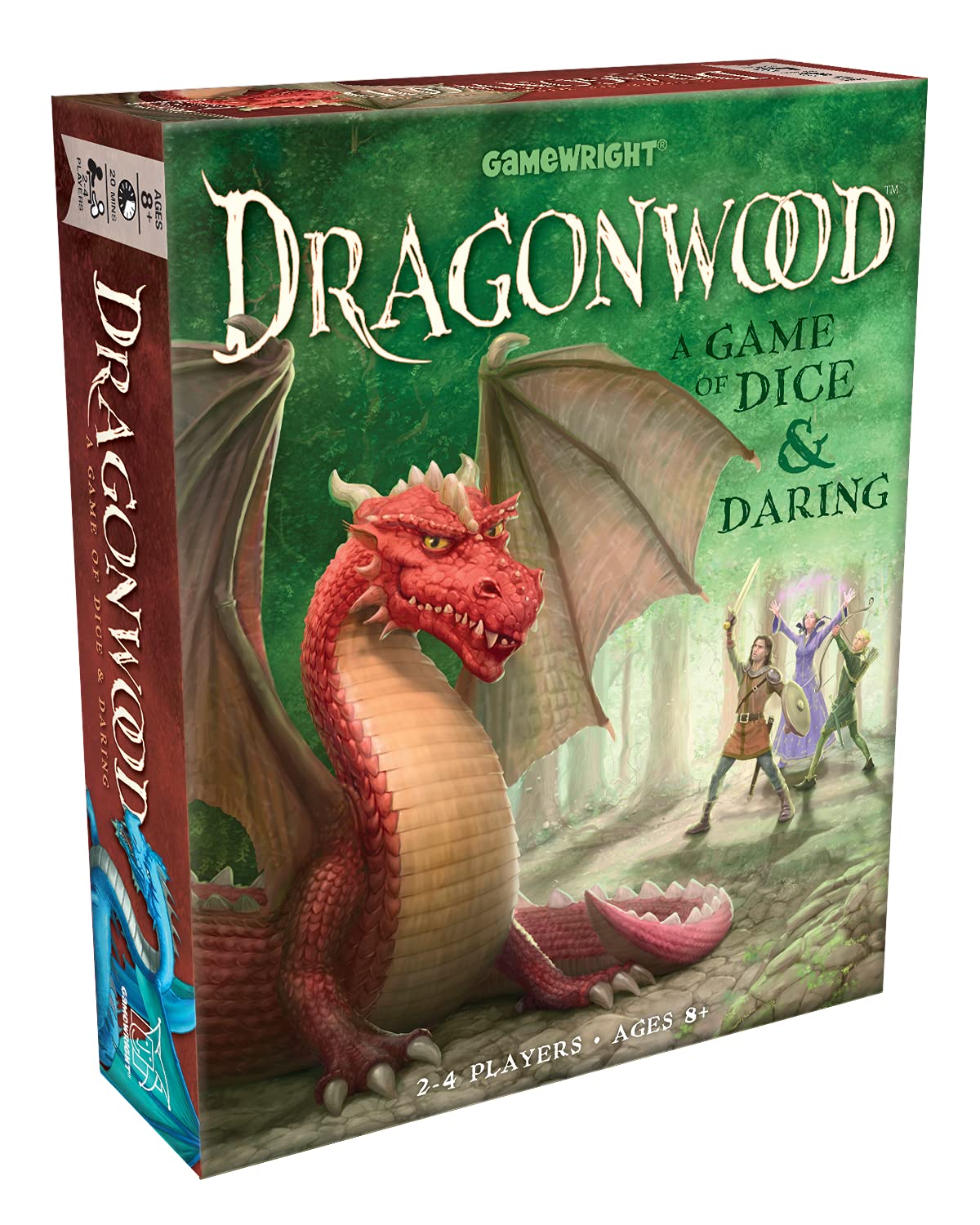 Gamewright Dragonwood A Game of Dice & Daring Board Game Multi-colored, 5"