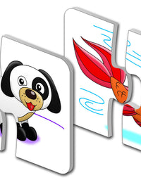 The Learning Journey: My First Match It - Head and Tails - 15 Piece Self-Correcting Animal Matching Puzzles - Learning Toys for Toddlers 1-3 - Award Winning Toys

