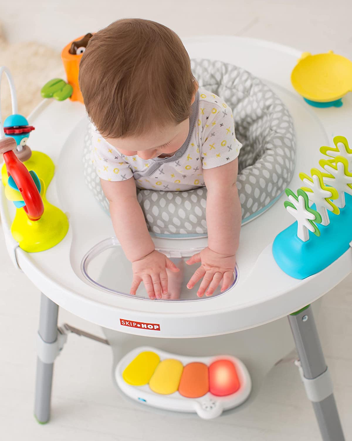 Skip Hop Baby Activity Center: Interactive Play Center with 3-Stage Grow-with-Me Functionality, 4mo+, Explore & More