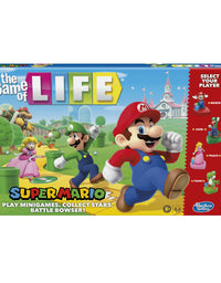 Hasbro Gaming The Game of Life: Super Mario Edition Board Game for Kids Ages 8 and Up, Play Minigames, Collect Stars, Battle Bowser
