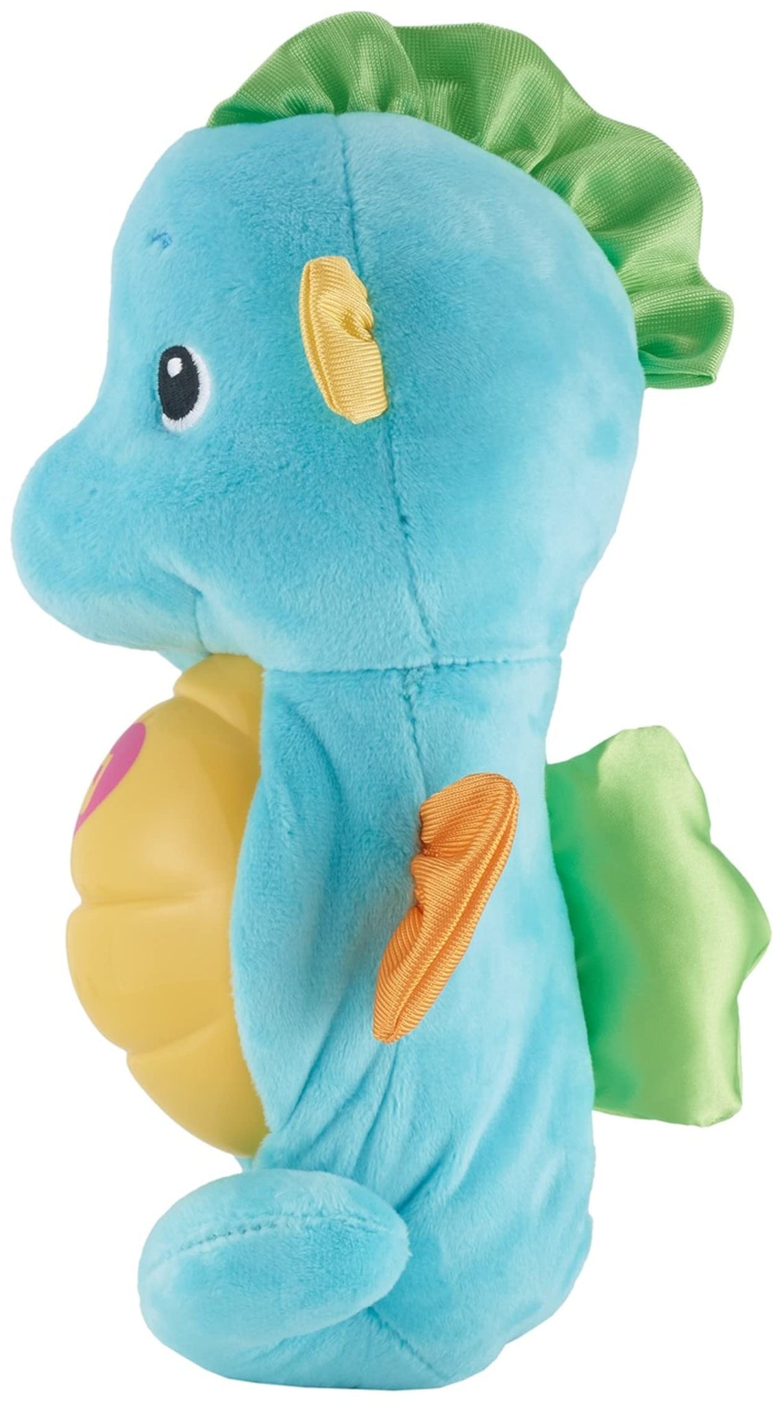 Fisher-Price Soothe & Glow Seahorse, Blue, Plush Musical Toy for Baby from Birth and Up
