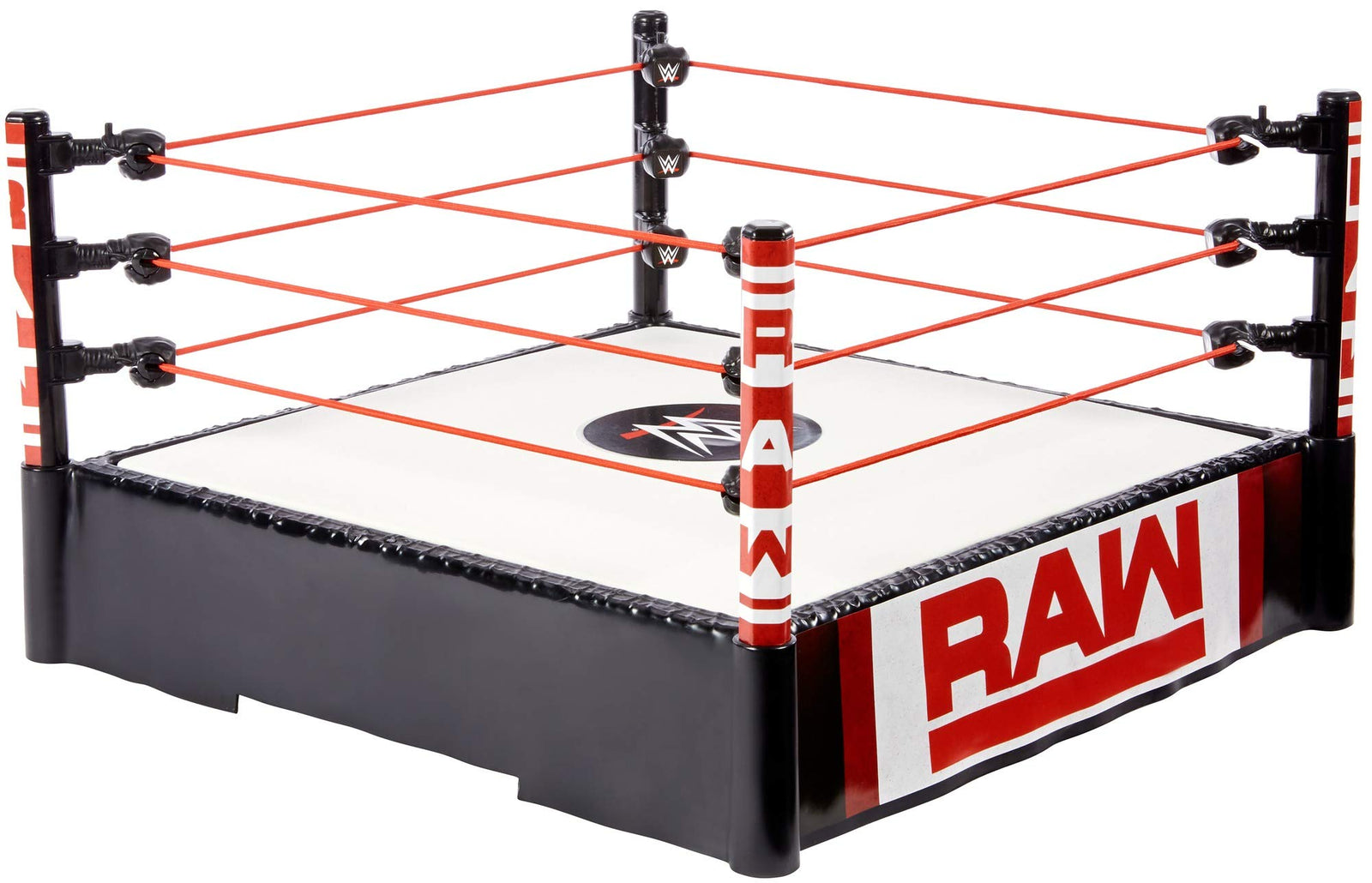 WWE Superstar 14-inch Ring with Authentic Logo, Flexible Ropes & Spring-loaded Mat for Bouncing Action  [Amazon Exclusive]