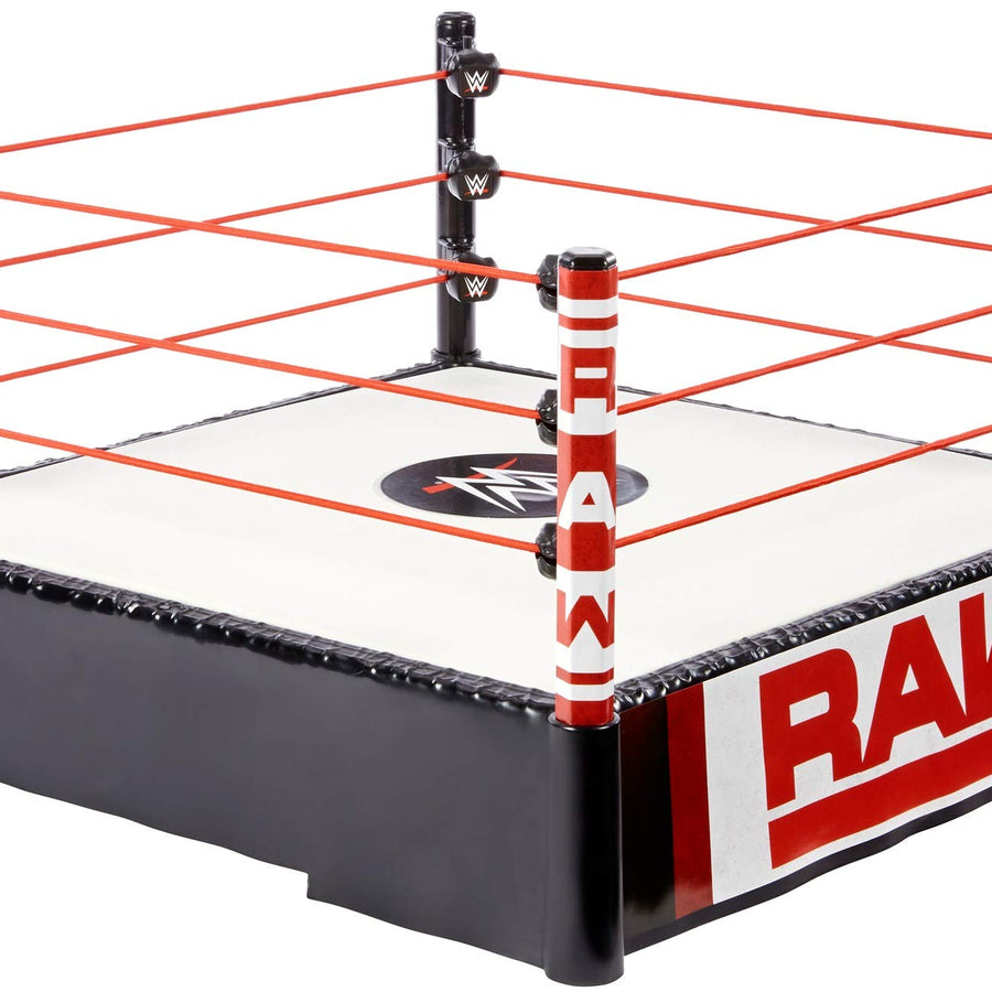 WWE Superstar 14-inch Ring with Authentic Logo, Flexible Ropes & Spring-loaded Mat for Bouncing Action  [Amazon Exclusive]