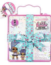 LOL Surprise Deluxe Present Surprise Series 2 Slumber Party Theme with Exclusive Doll & Lil Sister
