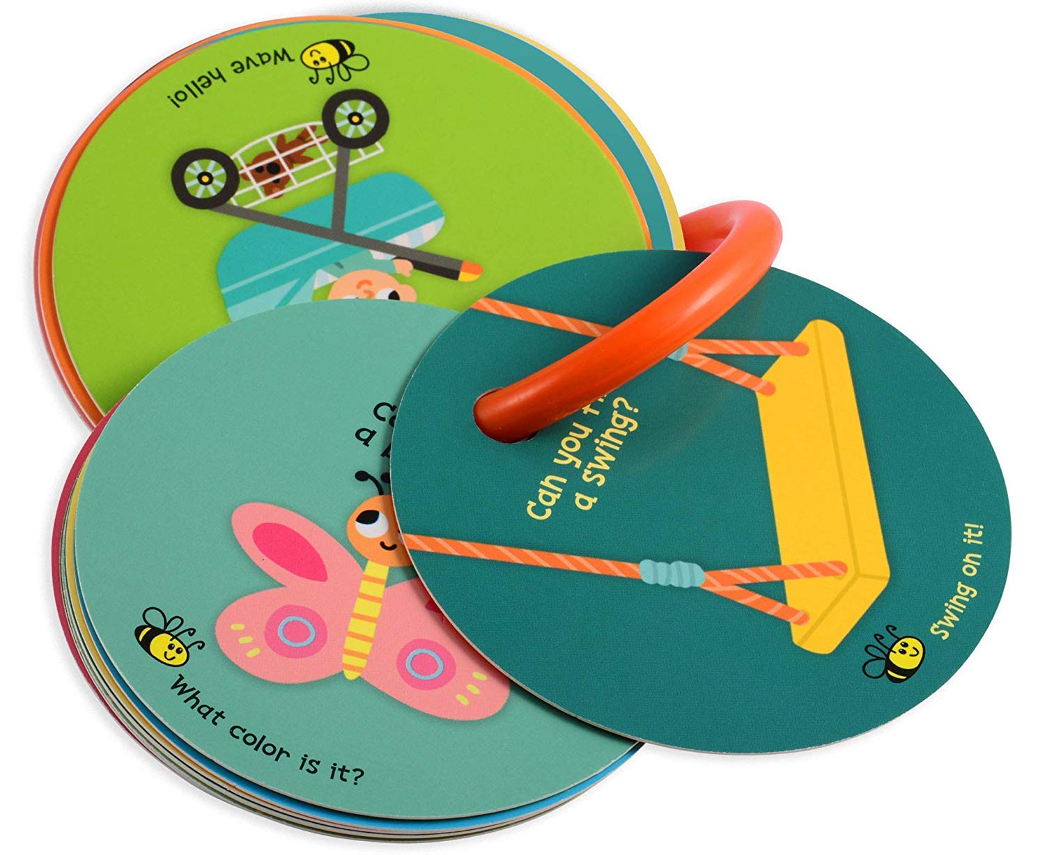Mollybee Kids Outdoor Toddler Scavenger Hunt Cards at The Park