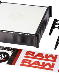 WWE Superstar 14-inch Ring with Authentic Logo, Flexible Ropes & Spring-loaded Mat for Bouncing Action  [Amazon Exclusive]
