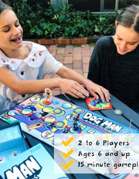 Dog Man Board Game Attack of The Fleas (Fuzzy Little Evil Animal Squad) by University Games Based On The Popular Dog Man Book Series by DAV Pilkey, Multi
