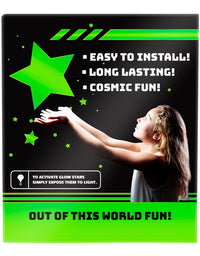 Ultra Brighter Glow in the Dark Stars; Special Deal 200 Count w/ Bonus Moon, Amazing for Children and Toddler Decorations Wall Stickers for Boys! FREE Constellation Guide
