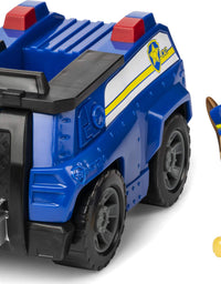 Paw Patrol, Chase’s Patrol Cruiser Vehicle with Collectible Figure, for Kids Aged 3 and Up
