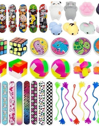 44 Pc Party Favor Toy Assortment for Kids Party Favor, Birthday Party, School Classroom Rewards, Carnival Prizes, Pinata Fillers, Treasure Chest, Prize Box Toys, Goody Bag Fillers
