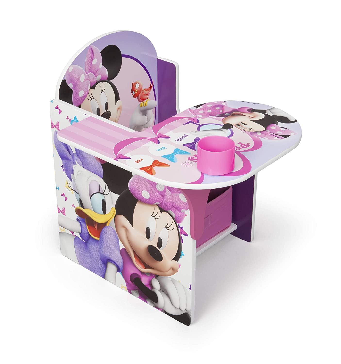 Delta Children Chair Desk With Stroage Bin, Disney Minnie Mouse