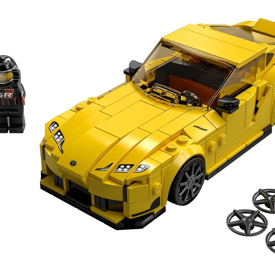 LEGO Speed Champions Toyota GR Supra 76901 Toy Car Building Toy; Racing Car Toy for Kids; New 2021 (299 Pieces)