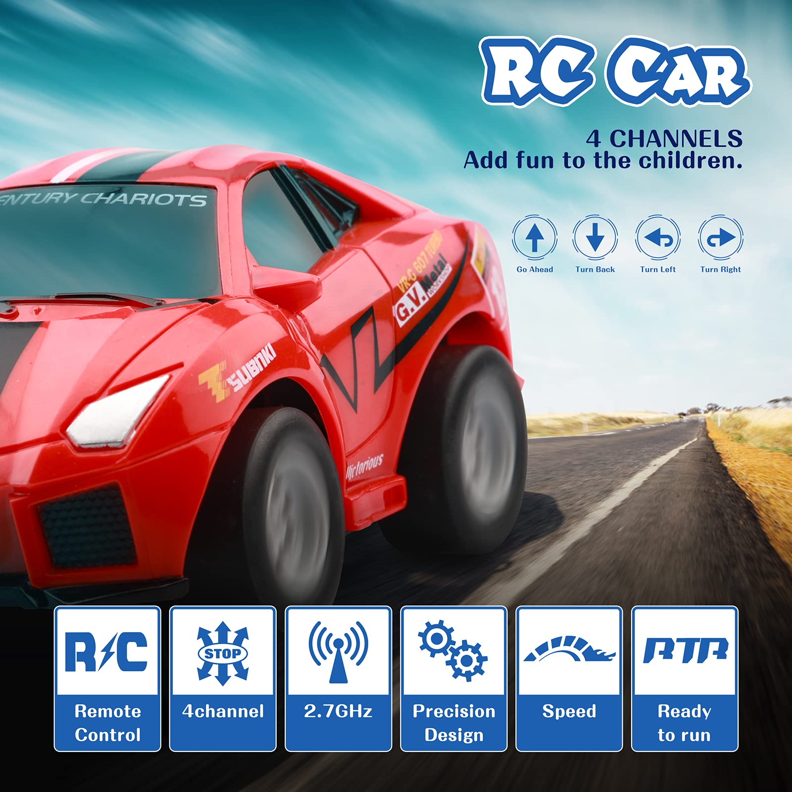 Toys for 2-5 Year Old Boys,Mini Remote Control Car,Toddler Toys Age 2-4,RC Car for Kids,Car Toys for Boys 3-5 Year Old,Gifts for 2 3 4 5 Year Old Boys Girls Birthday,Red