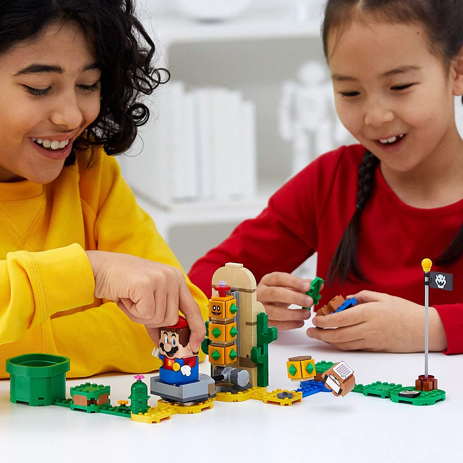 LEGO Super Mario Desert Pokey Expansion Set 71363 Building Kit; Toy for Creative Kids to Combine with The Super Mario Adventures with Mario Starter Course (71360) Playset (180 Pieces)