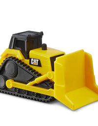 Cat Construction Little Machines 5 Pack - Great Cake Toppers - Great for Easter Baskets, Yellow
