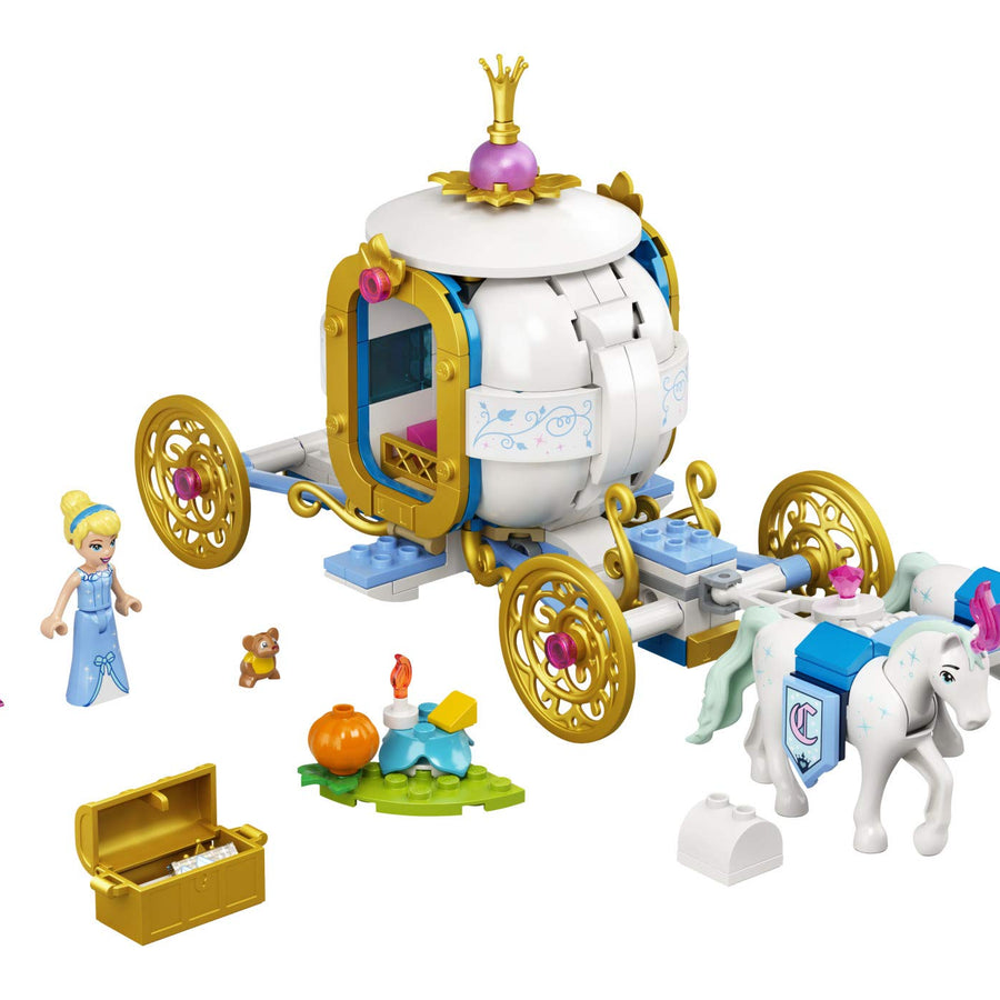 LEGO Disney Cinderella’s Royal Carriage 43192; Creative Building Kit That Makes a Great Gift, New 2021 (237 Pieces)