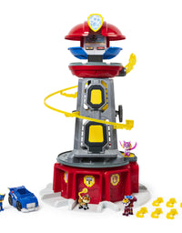 Paw Patrol, Mighty Lookout Tower with 4 Exclusive Bonus Action Figures, Toy Car, Lights and Sounds (Amazon Exclusive), Kids Toys for Ages 3 and up
