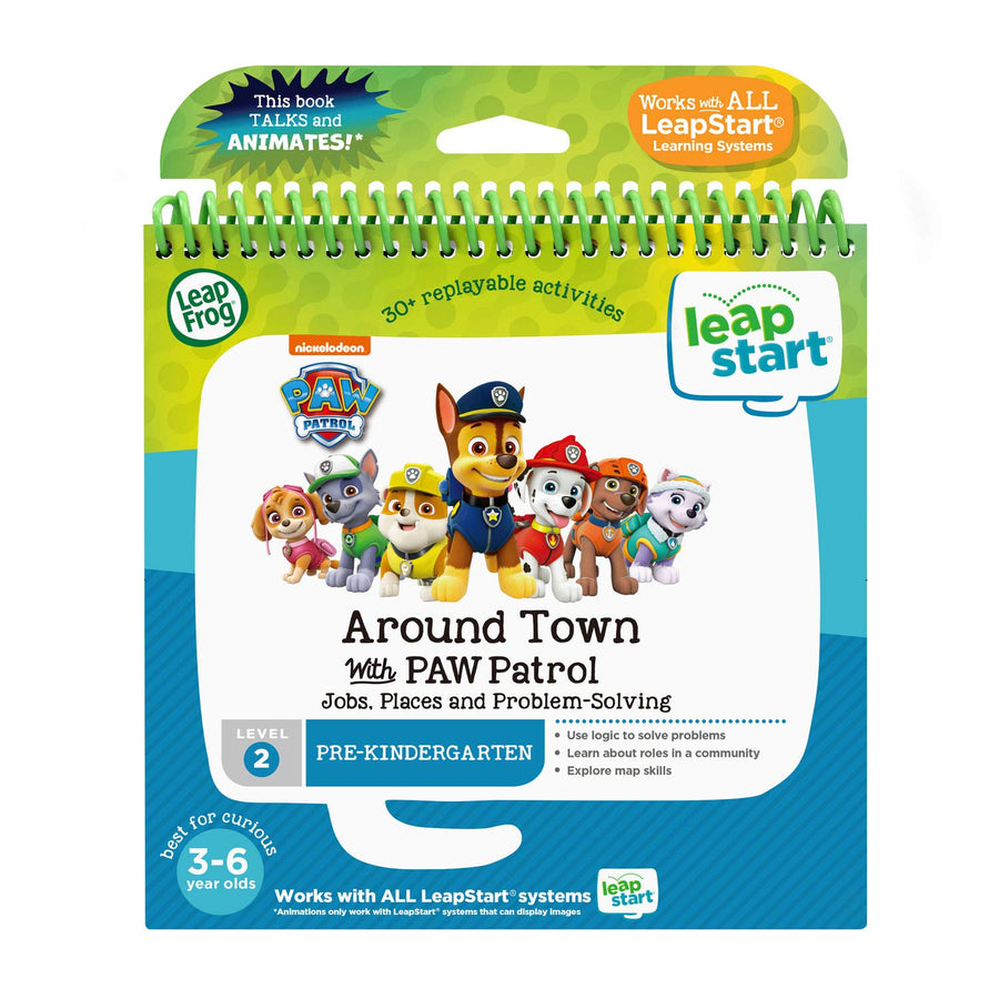 LeapFrog LeapStart 3D Around Town with PAW Patrol Book, Level 2
