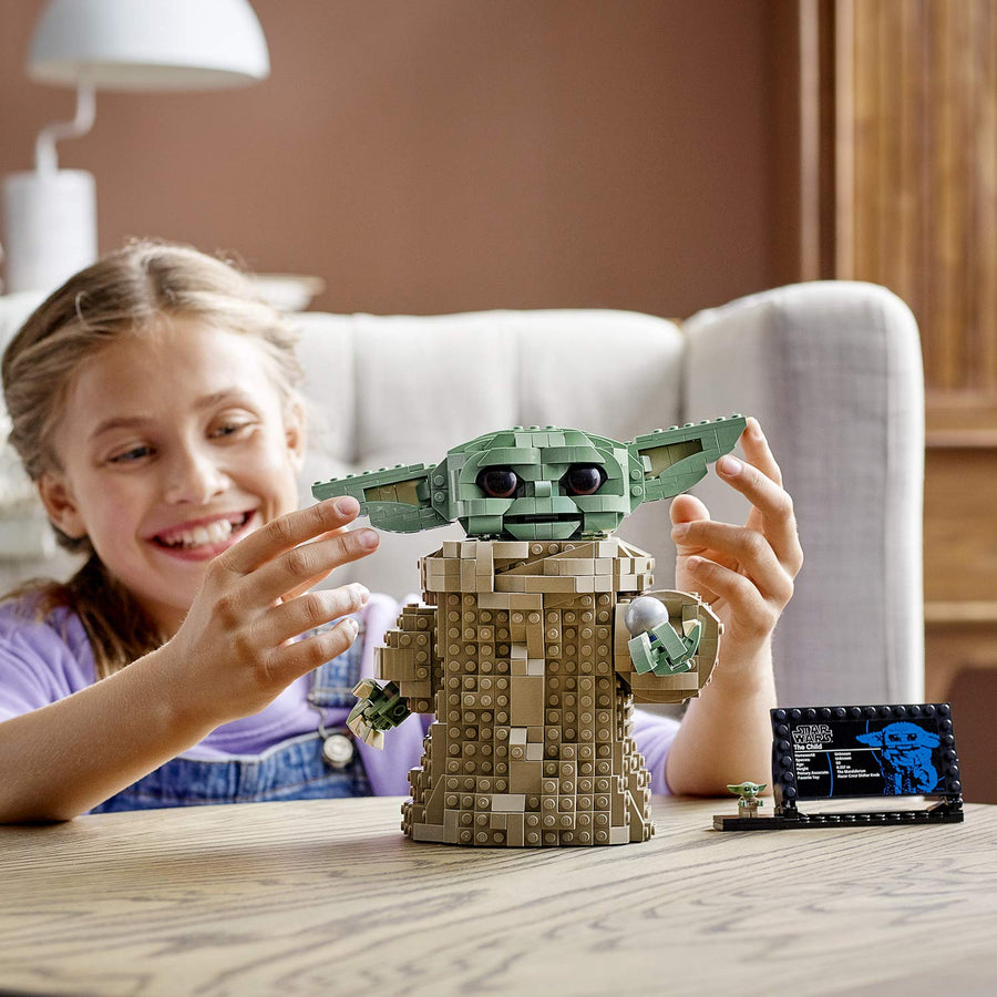 LEGO Star Wars: The Mandalorian The Child 75318 Building Kit; Collectible Buildable Toy Model for Ages 10+, New 2020 (1,073 Pieces)