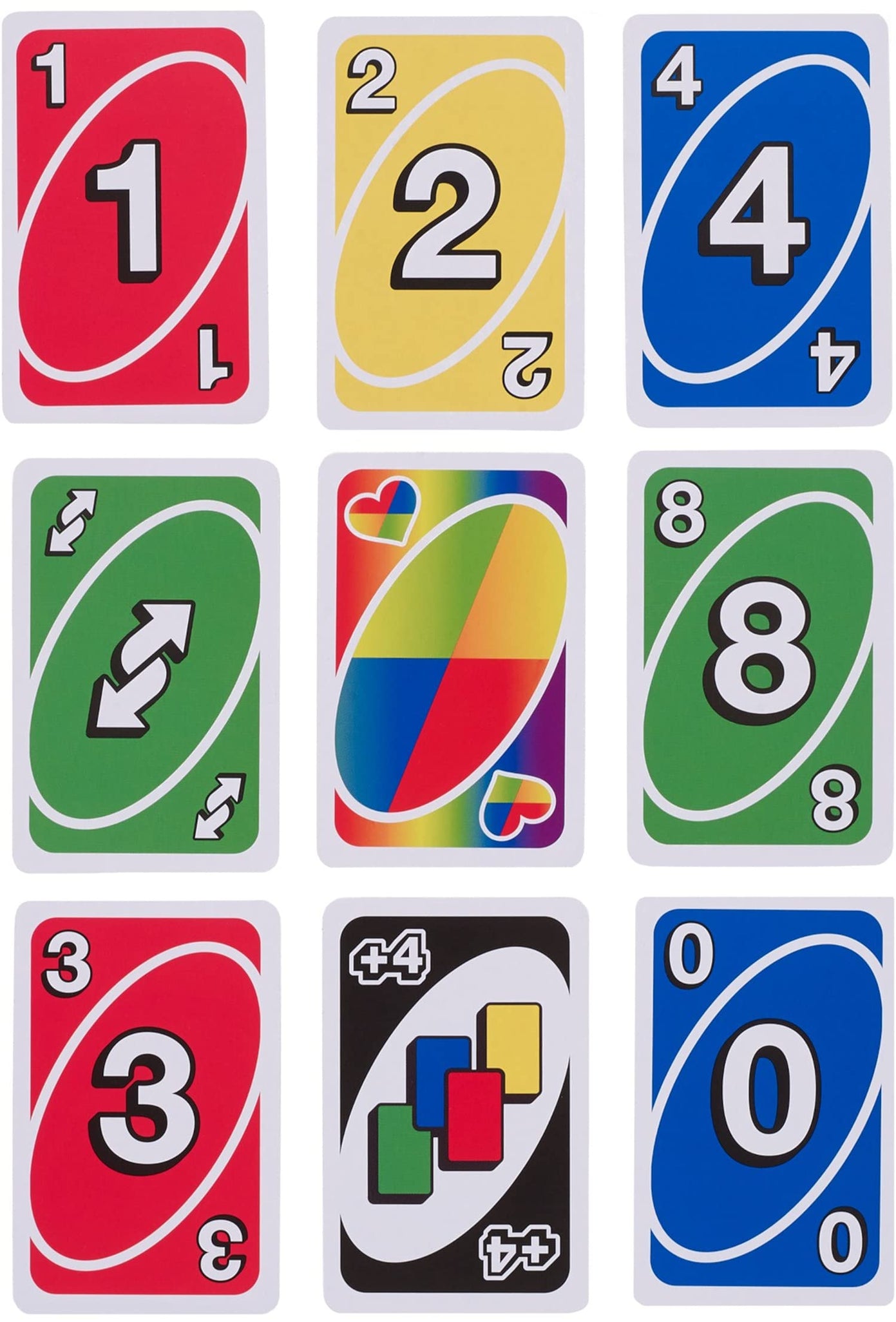 UNO Play with Pride Card Game with 112 Cards and Instructions, Great Gift for Ages 7 Years Old & Up