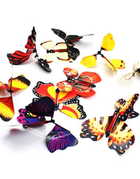 heytech Thanksgiving Day Magic Wind Up Flying Great Surprise Gift Butterfly in The Book Rubber Band Powered Magic Fairy Flying ,Thanksgiving Day Toy Great Surprise Gift (5 Packs)
