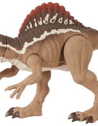 Jurassic World Extreme Chompin' Spinosaurus Dinosaur Action Figure, Huge Bite, Authentic Decoration, Movable Joints, Ages 4 Years Old & Up
