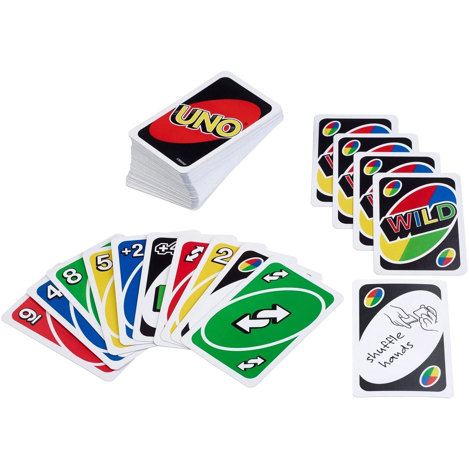 UNO Family Card Game, with 112 Cards in a Sturdy Storage Tin, Travel-Friendly, Makes a Great Gift for 7 Year Olds and Up [Amazon Exclusive]