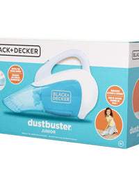 BLACK+DECKER Dustbuster Junior Toy Handheld Vacuum Cleaner with Realistic Action & Sound Pretend Role Play Toy for Kids with Whirling Beads & Batteries Included [Amazon Exclusive]

