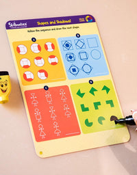 Skillmatics Educational Game: Brain Games | Reusable Activity Mats with Dry Erase Marker | Gifts, Travel Toy & Learning Tools for Ages 6 and Up
