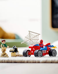 LEGO Marvel Spider-Man: Spider-Man and Sandman Showdown 76172 Collectible Construction Toy, New 2021 (45 Pieces)
