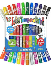 The Pencil Grip Kwik Stix Tempera Paint, Classic, Assorted 24 per Set
