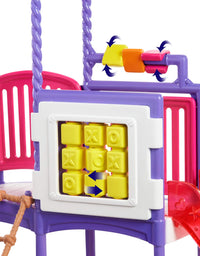 Barbie Skipper Babysitters Inc. Climb 'n Explore Playground Dolls & Playset with Babysitting Skipper Doll, Toddler Doll, Play Station, Moldable Sand & Accessories for Kids 3 to 7 Years Old

