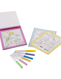 Melissa & Doug On the Go Color by Numbers Kids' Design Board - Unicorns, Ballet, Kittens, and More
