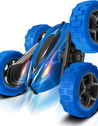 Remote Control Car RC Cars - Drift High Speed Off Road Stunt Truck, Race Toy with 2 Rechargeable Batteries, 4 Wheel Drive, Cool Birthday Gifts for Boys Age 6 7 8 9 10 11 Year Old Kids Toys
