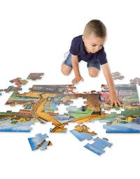 Melissa & Doug Building Site Jumbo Jigsaw Floor Puzzle (48 pcs, 2 x 3 feet long)
