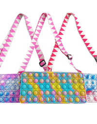 umogy Pop Purse for Girls Women, pop Bag Sensory Pop Fidget Toy Crossbody Body Handbags, Crossbody Small Purse Sensory Toys
