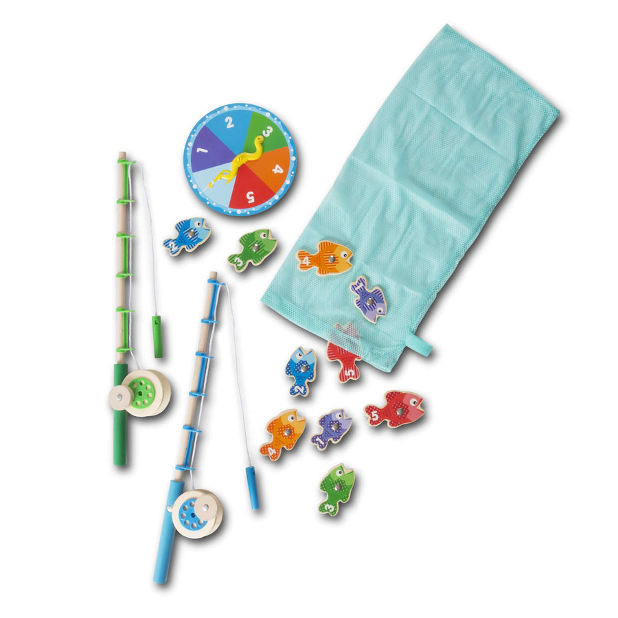Melissa & Doug Catch &Count Wooden Fishing Game (E-Commerce Packaging)