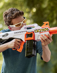 NERF Ultra Select Fully Motorized Blaster, Fire for Distance or Accuracy, Includes Clips and Darts, Compatible Only Ultra Darts
