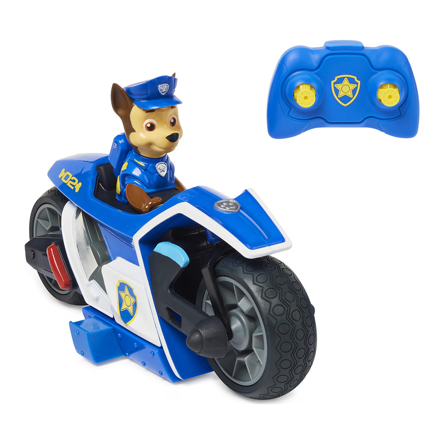 Paw Patrol, Chase RC Movie Motorcycle, Remote Control Car Kids Toys for Ages 3 and up