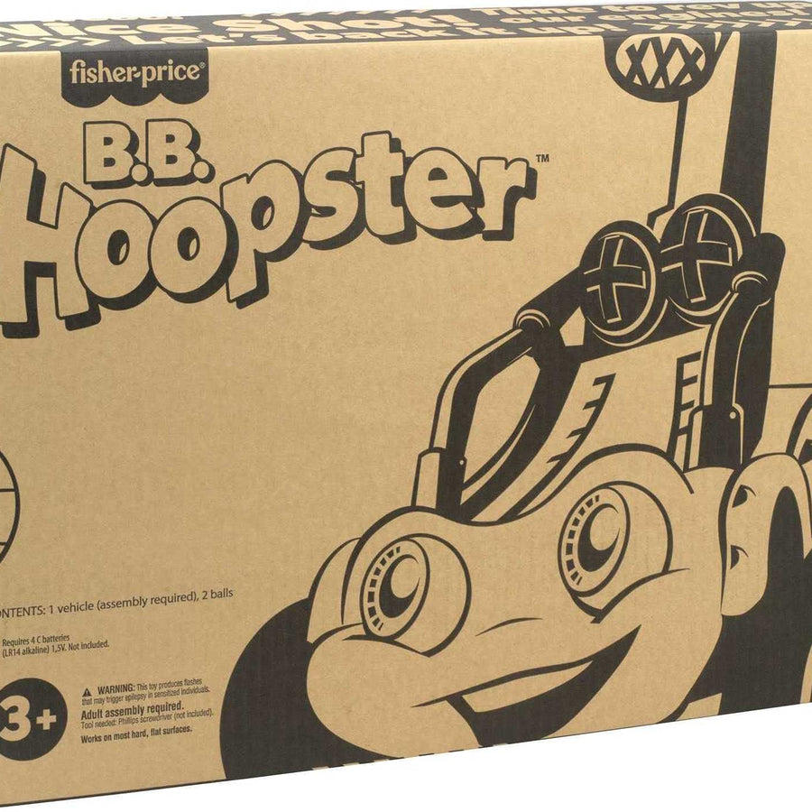 Fisher-Price B.B. Hoopster, Motorized Electronic Basketball Toy with Lights, Sounds and Game Play for Preschool Kids Ages 3 Years and Older